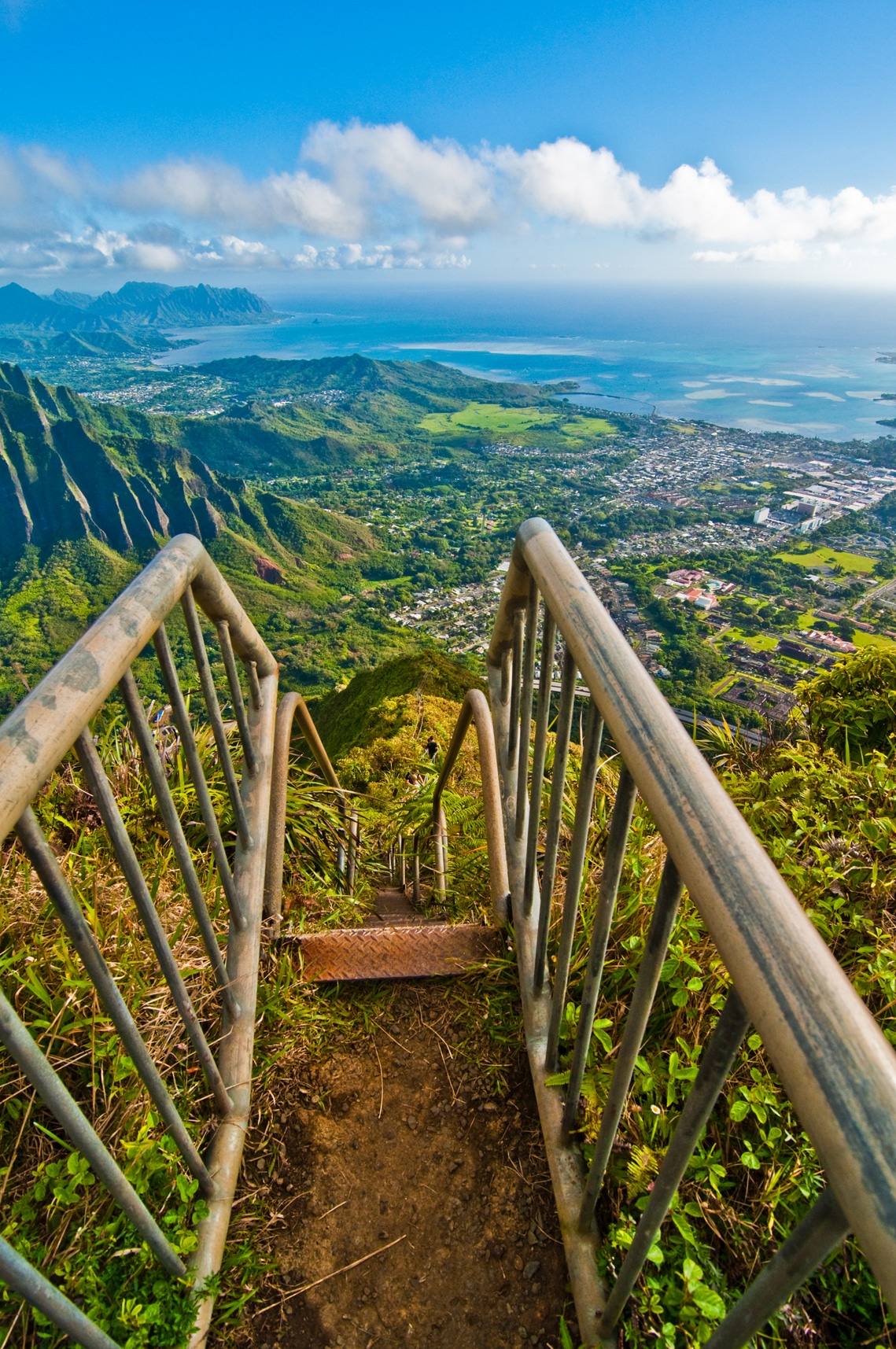 Haiku-lépcső, Oahu, Hawaii