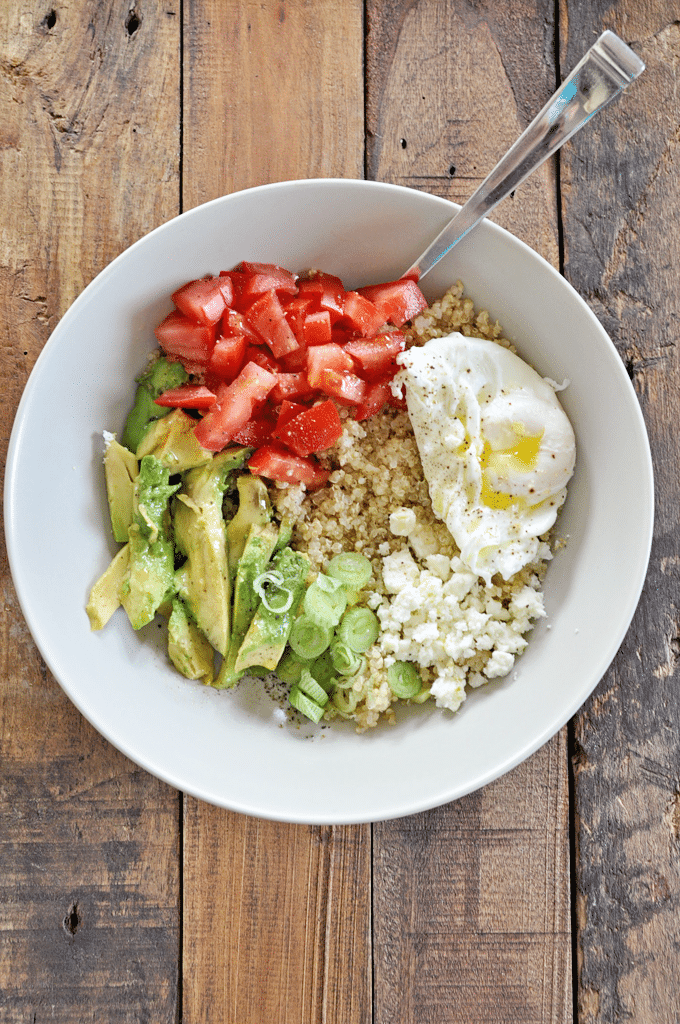 Zöldséges-tojásos quinoa