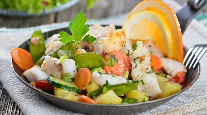 7 mennyei halas saláta recept