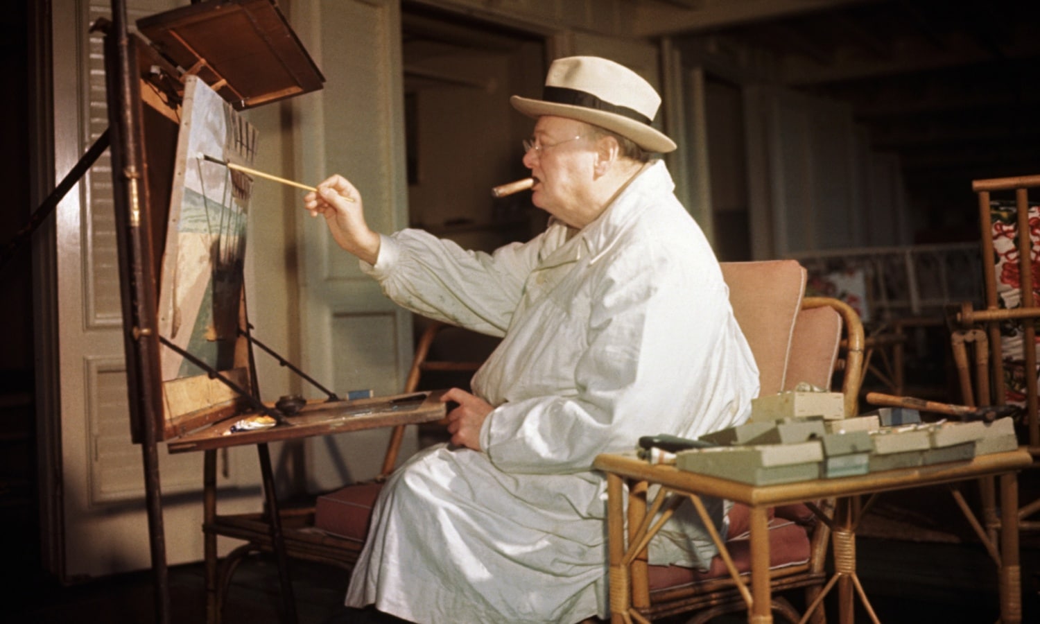 Churchill, Hitler és a többiek: híres személyek, akik festészettel is próbálkoztak