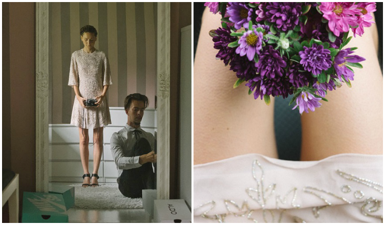 Egy nő eldöntötte, hogy ő lesz a saját esküvői fotósa: elkészültek a képek!