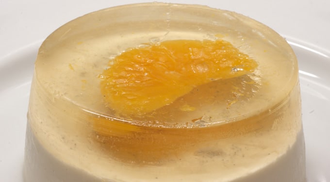 Mandarin zselé krémes joghurttal