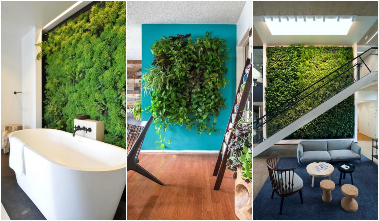 Vidd be a természetet a szobádba! Zöld növényfalak a lakásban