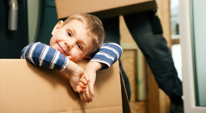 Így zajlik a költözés ha gyerekeid vannak