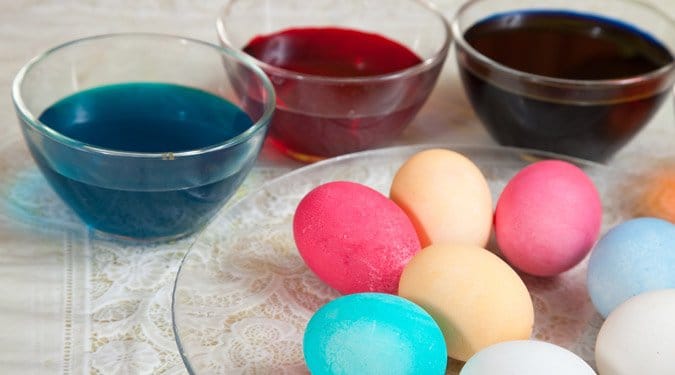 10 biztonsági tipp a tojásfestéshez