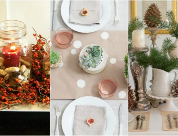 10 egyedi asztali dekoráció, amit pillanatok alatt elkészíthetsz
