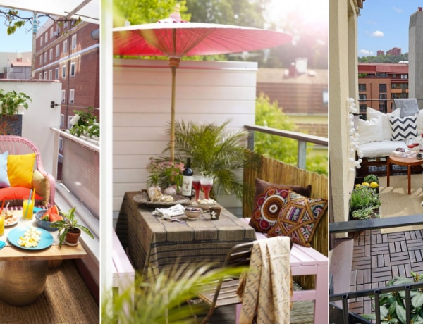 10 otthonosan stílusos balkon alig pár négyzetméteren