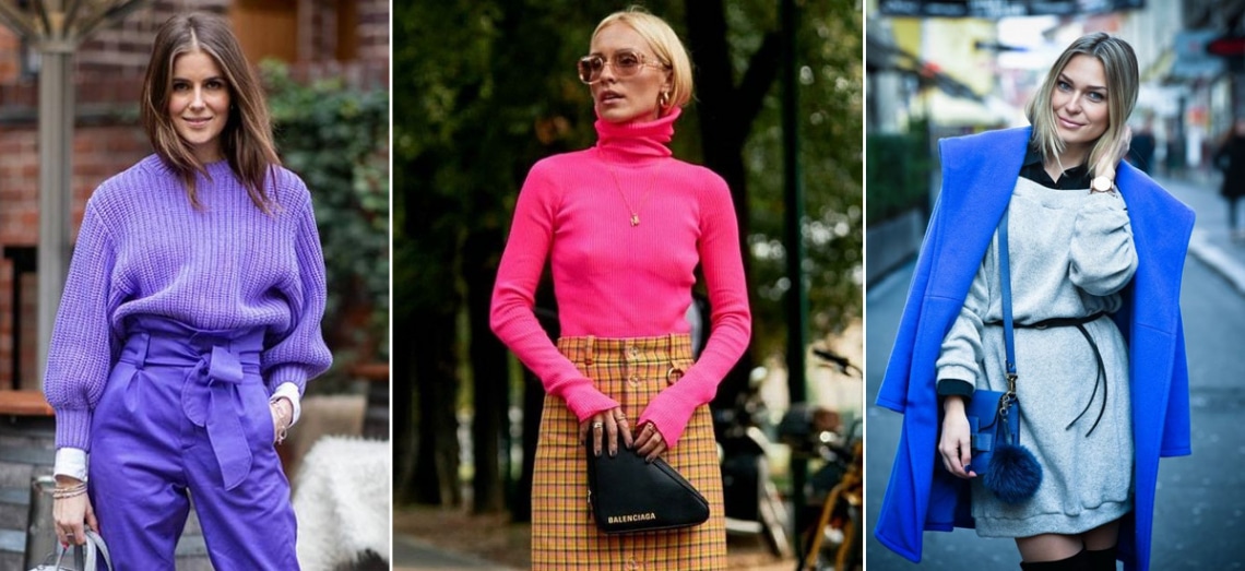 Ezek az erőteljes színek lesznek idén télen divatban – Nőies outfitek