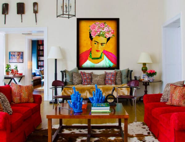 Festői lakberendezés: vibráló lakások Frida Kahlo stílusban