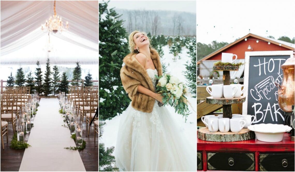 Hófehér romantika – Gyönyörű inspirációk téli esküvőhöz