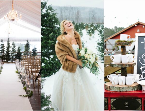 Hófehér romantika: gyönyörű inspirációk téli esküvőhöz