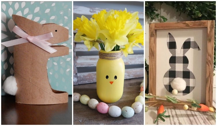 Húsvéti dekorációk, amikhez már minden kellék megvan otthon