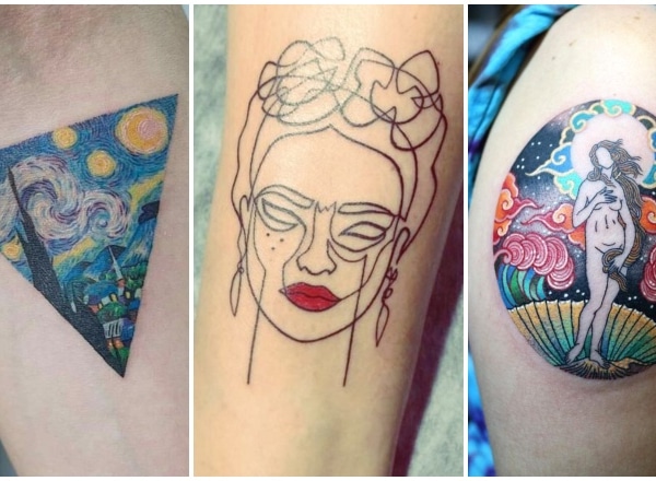8 csodaszép tetoválás, amit híres festők ihlettek