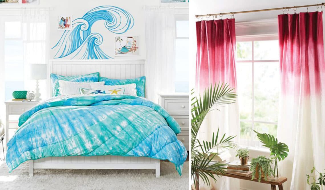 Az idei nyár dekorslágere a batikolt otthoni dekoráció, amit otthon is elkészíthetsz!