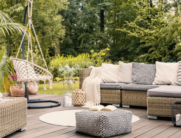 7 terasz berendezési trükk, a hívogató lounge életérzésért