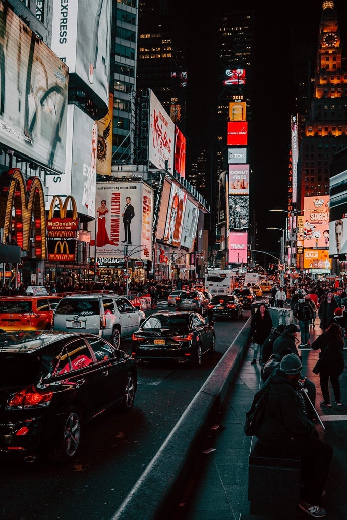 Times Square éjfélkor