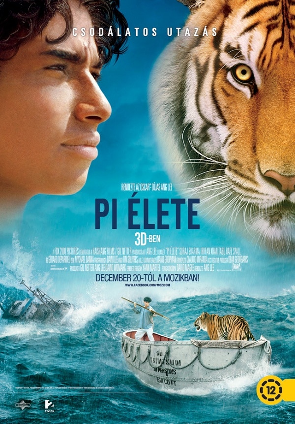 Pi élete (Rendezte: Ang Lee, 2012.)