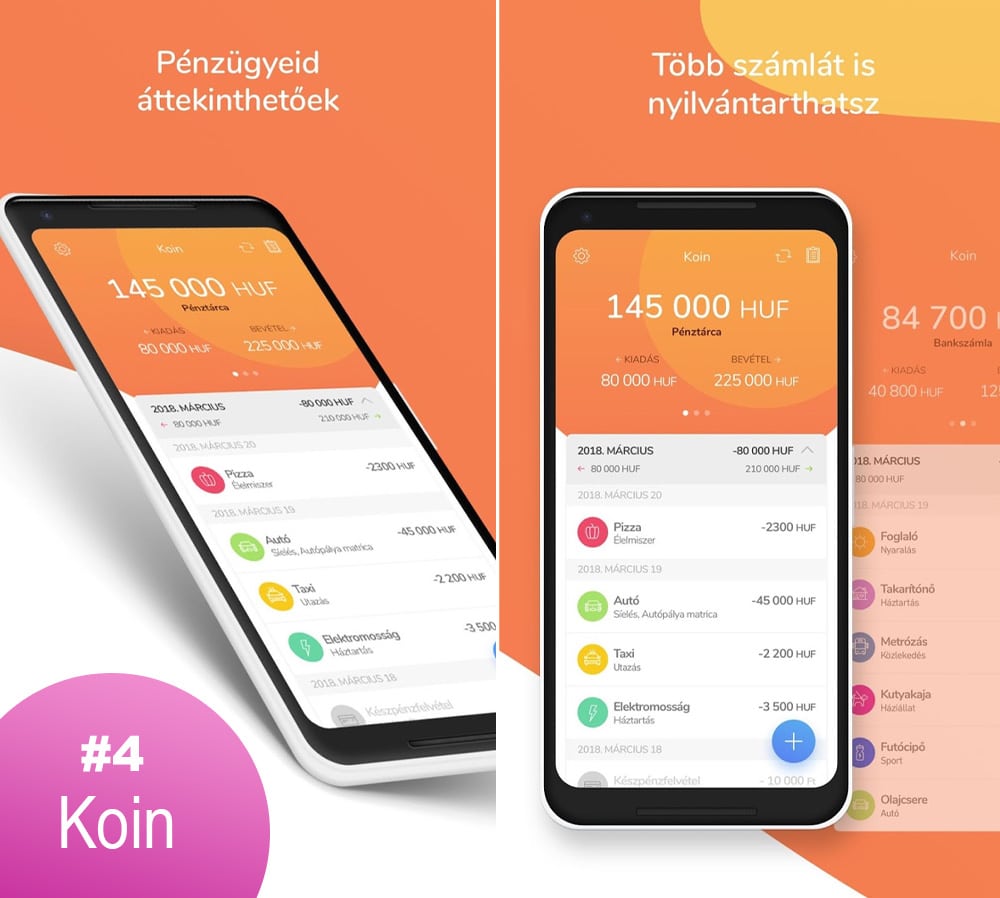 Koin pénzügyi app