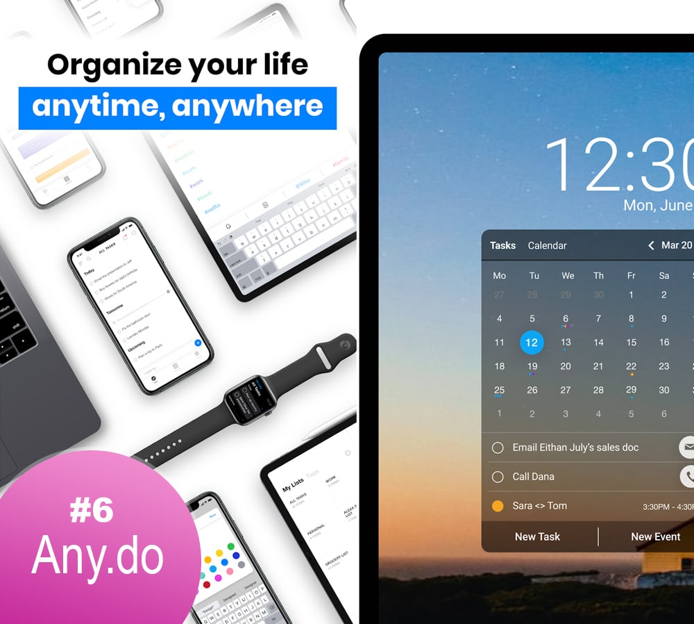 Any.do rendszerező app