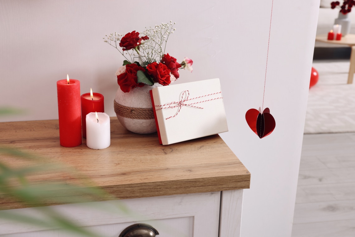 5 egyszerű Valentin-napi dekoráció nagy hatással