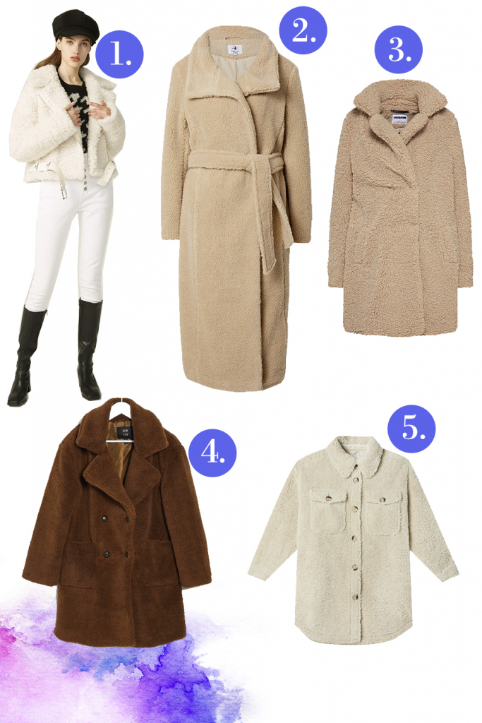 Leárazott téli teddy coat