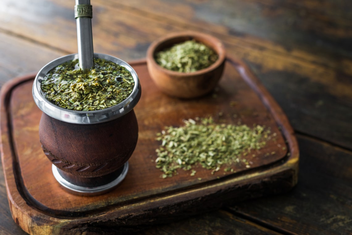 Yerba mate tea