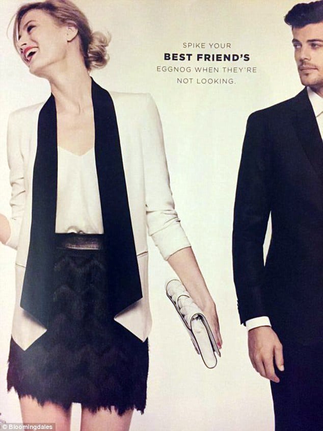 A Bloomingdale’s és a megspékelt ital