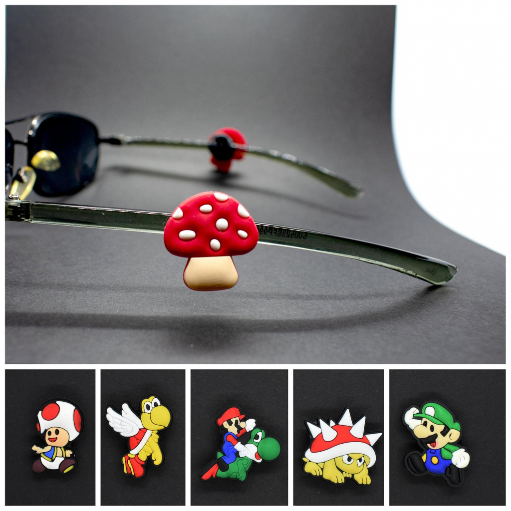 Szemüvegkeretre illeszthető maszkrögzítő