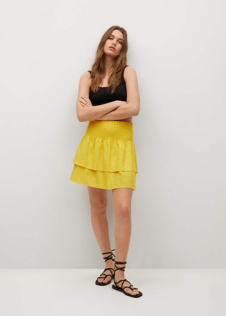Mango sárga szoknya