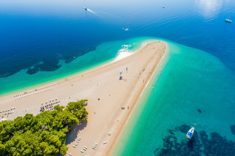 Zlatni Rat Beach, Horvátország