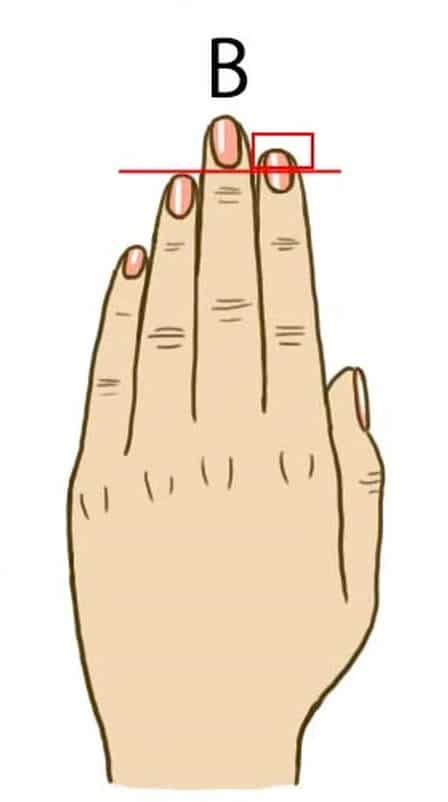 A gyűrűsujjad hosszabb