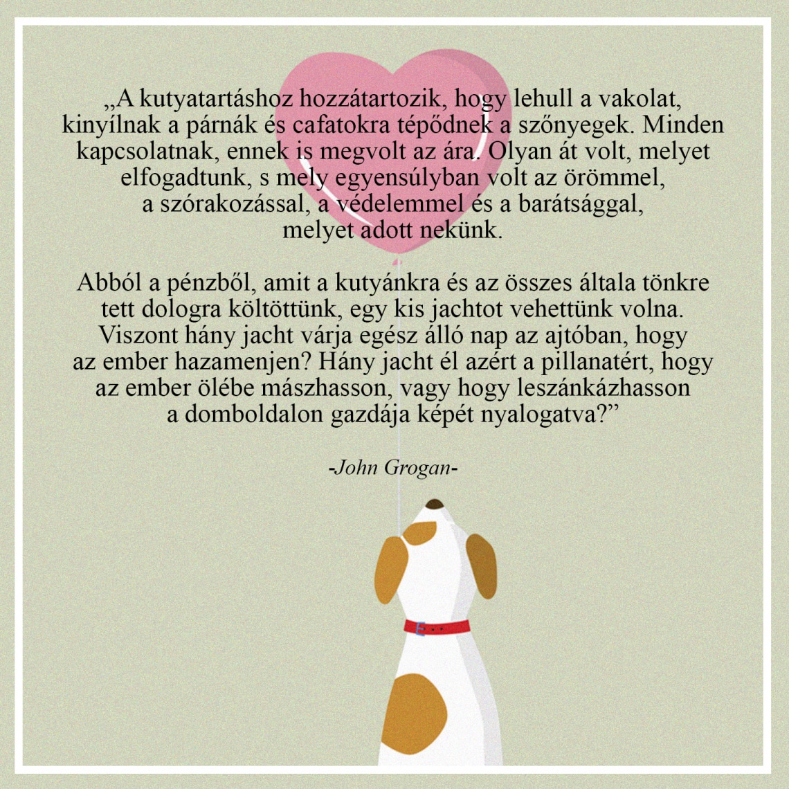 Önzetlen szeretet és odaadás