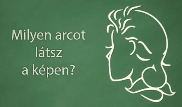 Egy lány arca oldalnézetből