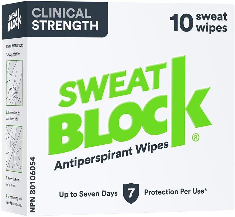 Izzadás elleni törlőkendő