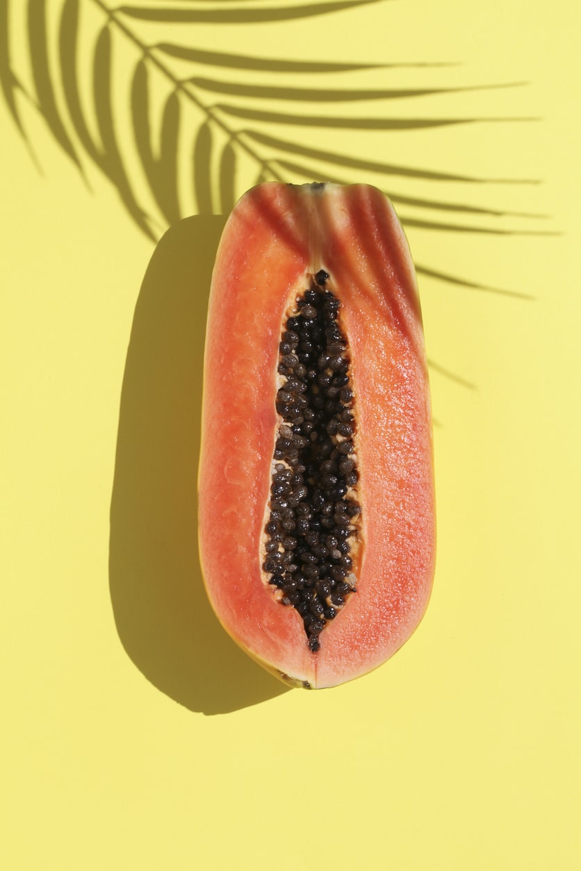 Éretlen papaya