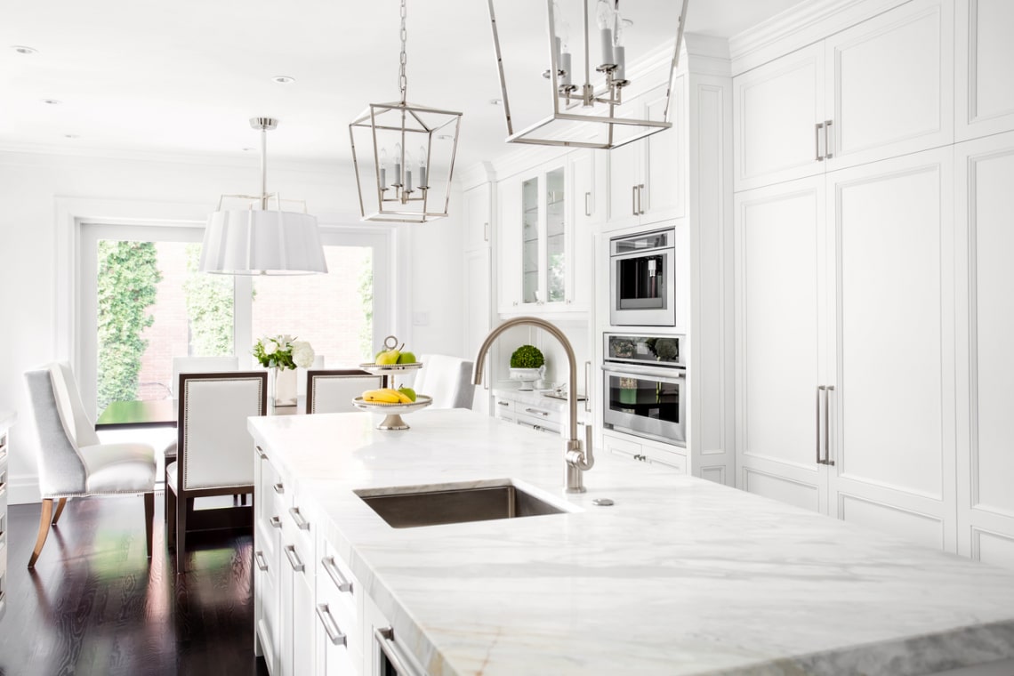 Gyönyörű a fehér a konyhában! 5 inspiráló konyhai megoldás