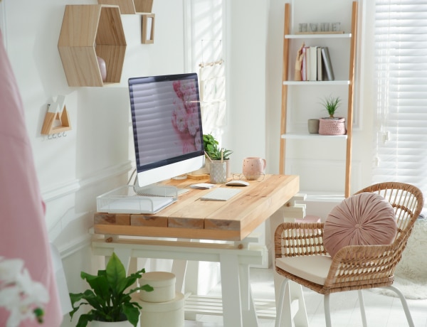 A munka mennyországa: 10 nőies home office dekoráció
