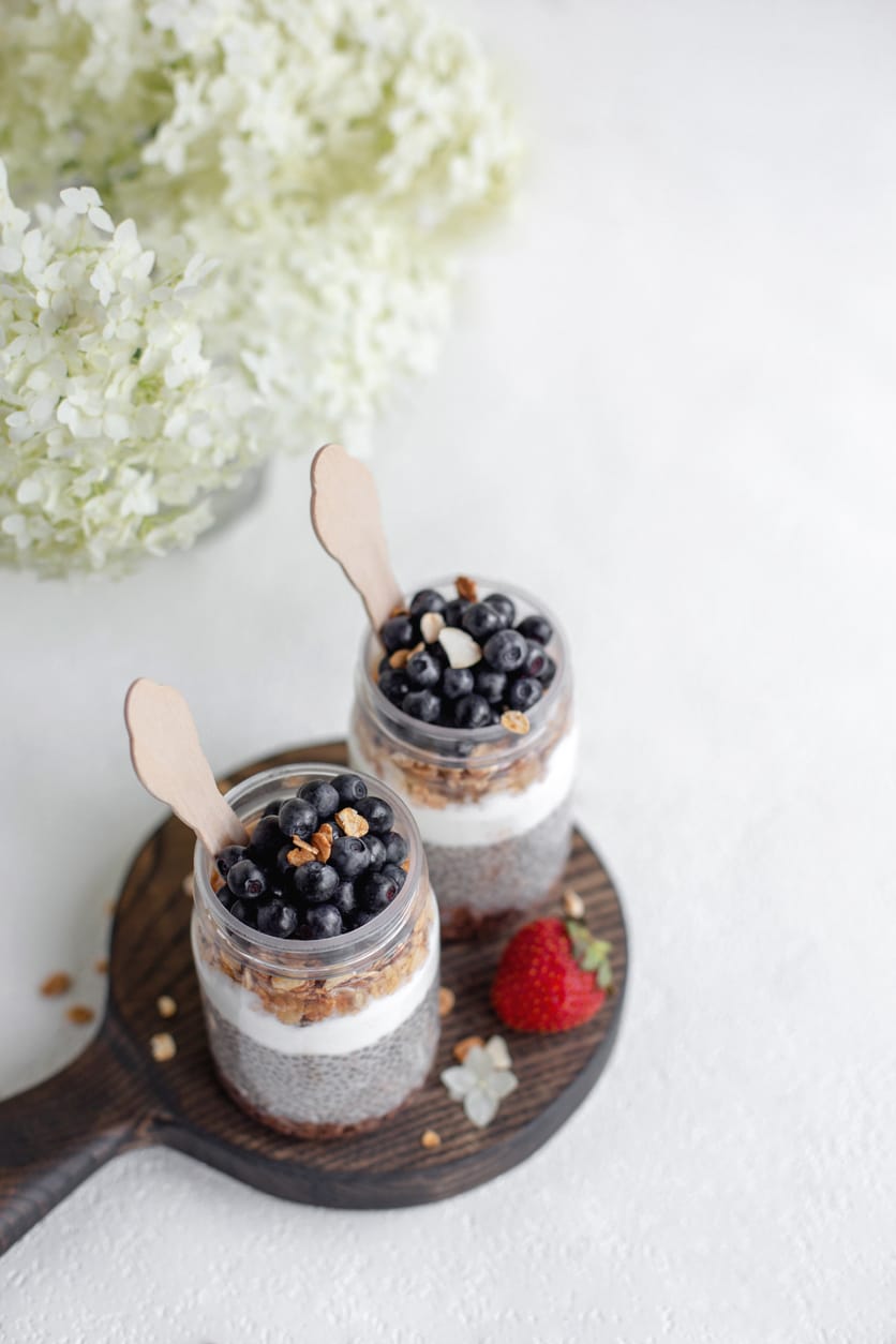 Ikrek (05. 21-06. 21.): Áfonyás-mandulás chia puding