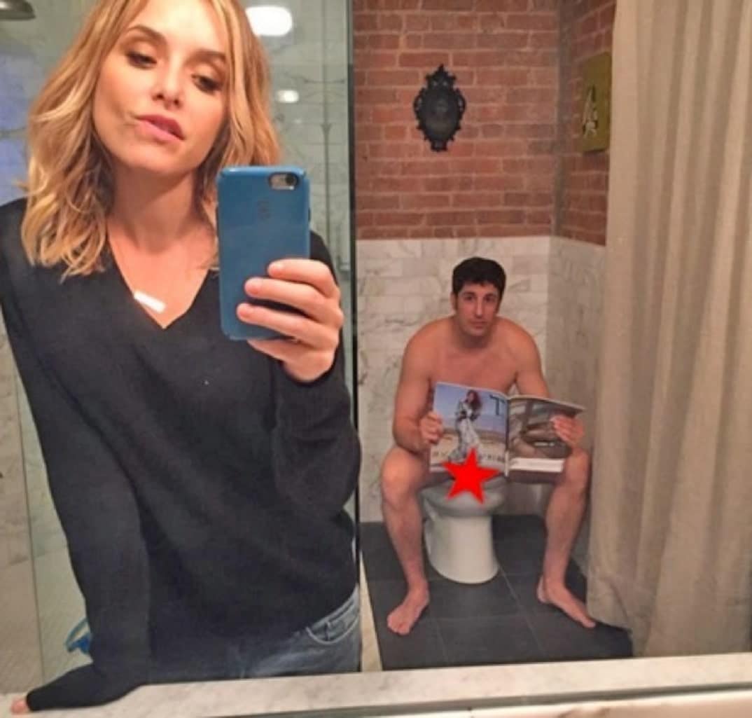 A vécés selfie