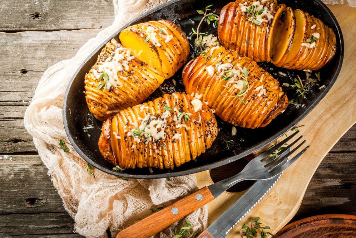 Az idei ősz sláger étele: a svéd hasselback édesburgonya