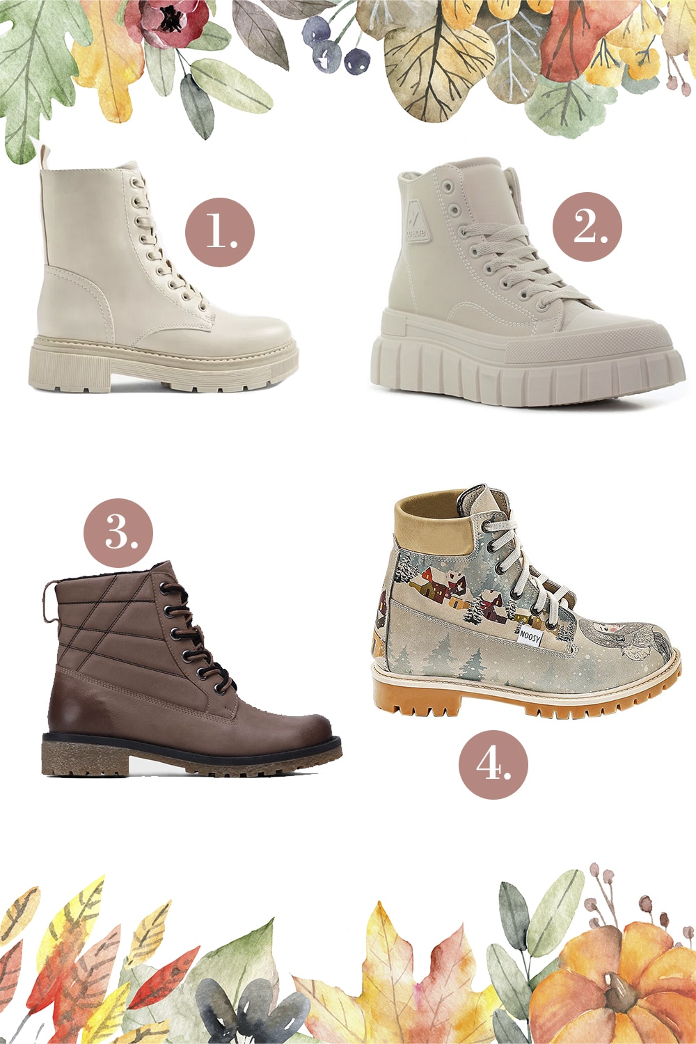 Vízhatlan őszi cipők és bakancsok