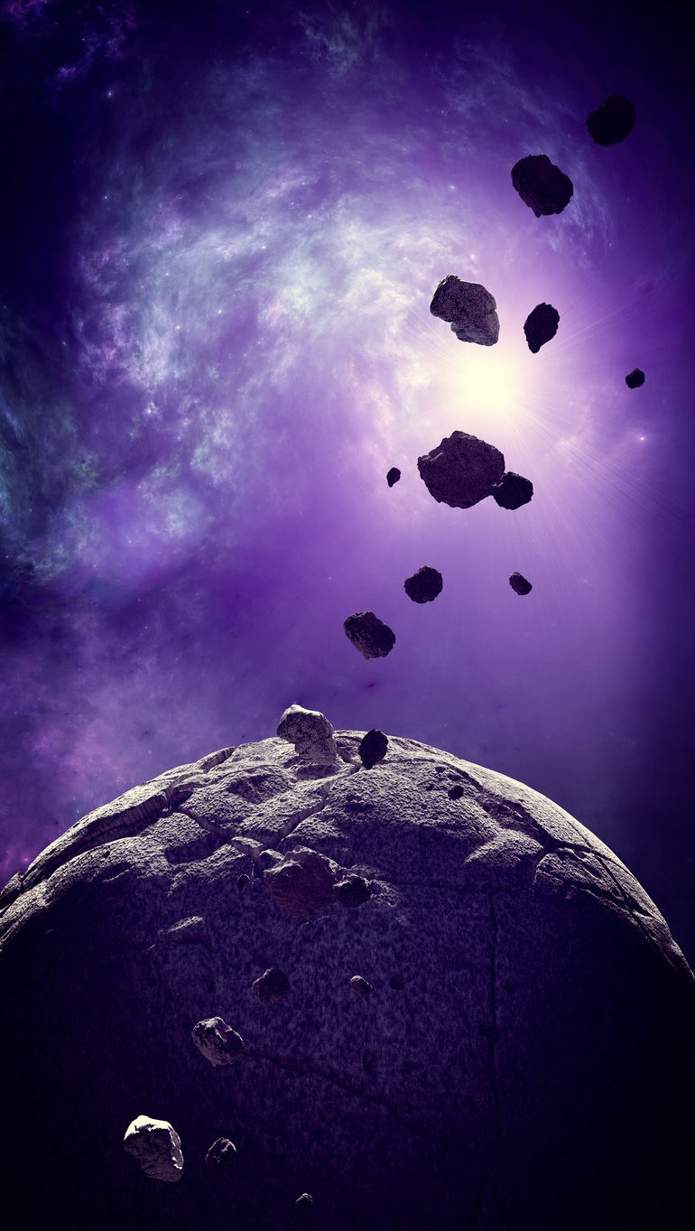 Aszteroida, szupernova