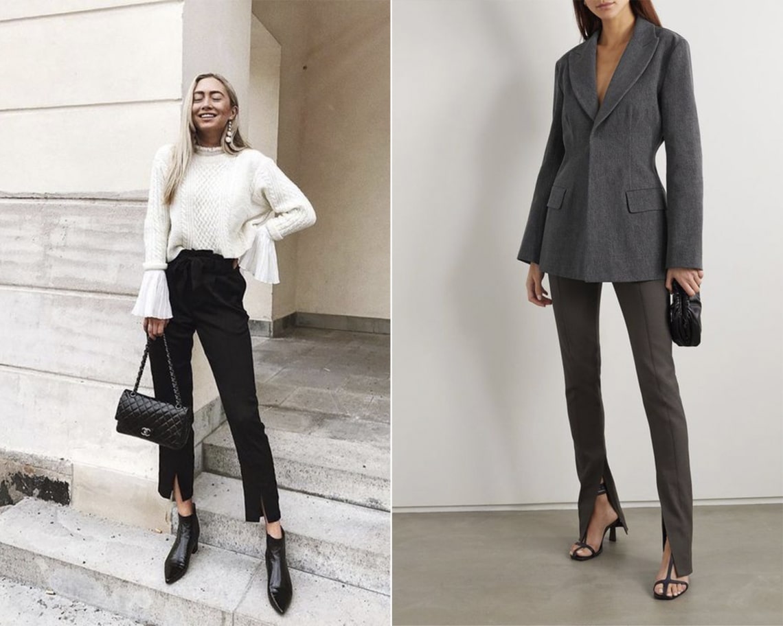 Hasított szárú nadrág