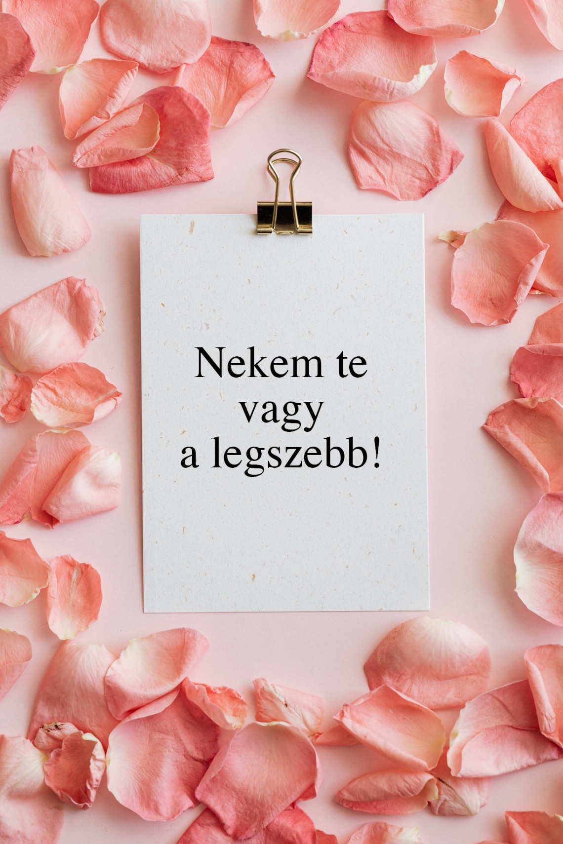Nekem te vagy a legszebb!