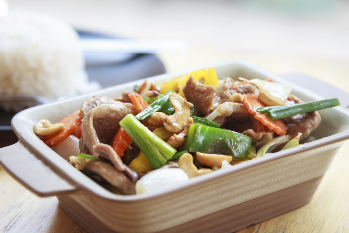 Kesudiós csirkerakottas