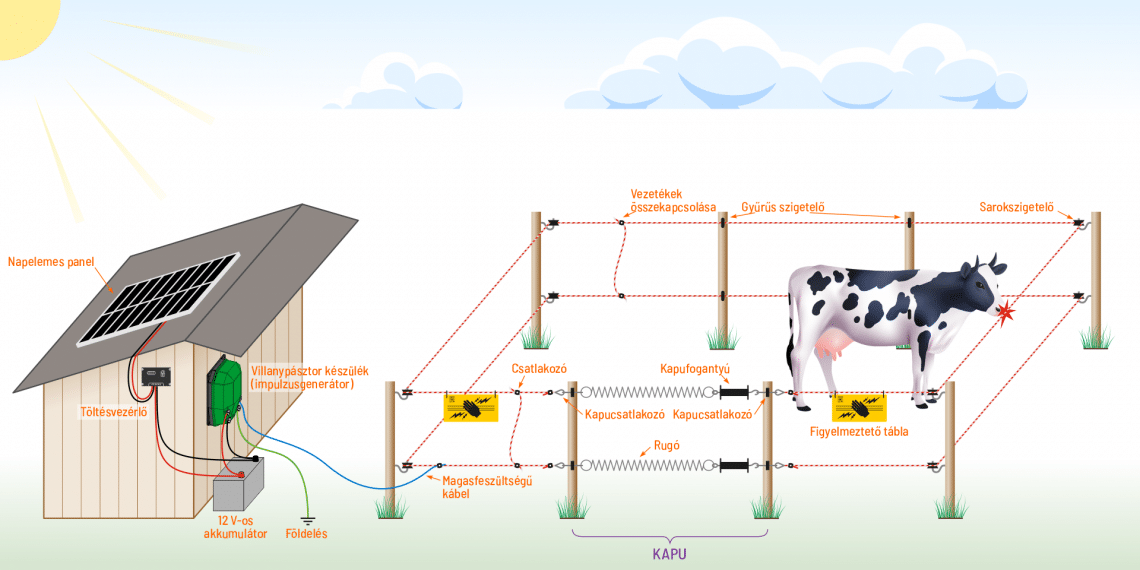 Napelemes villanypásztorral a vadkárok ellen