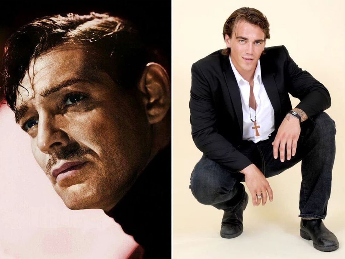 Clark Gable és Clark James Gable – nagyapa és unoka