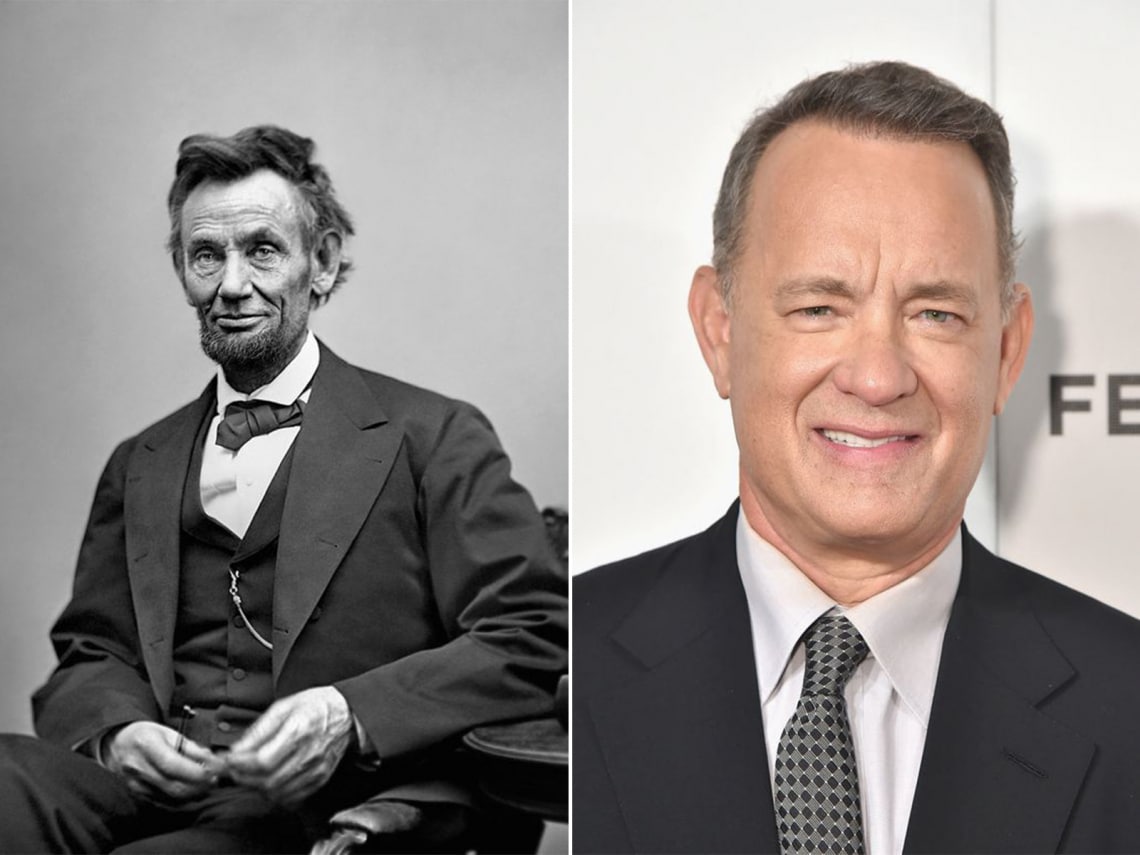 Abraham Lincoln és Tom Hanks – harmadik unokatestvérek, négy generációs ugrással