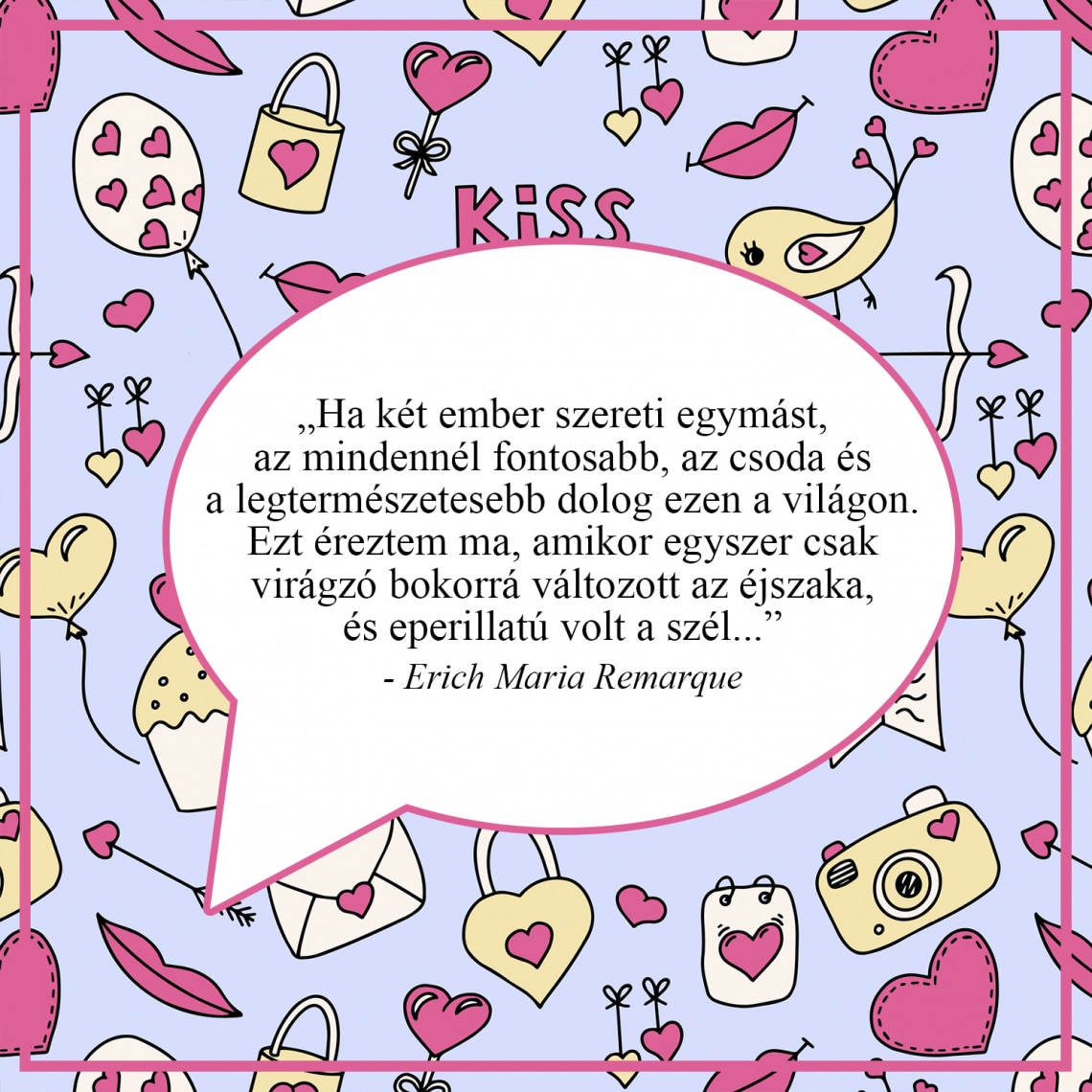 A legszebb szerelmes idézetek Valentin-napra