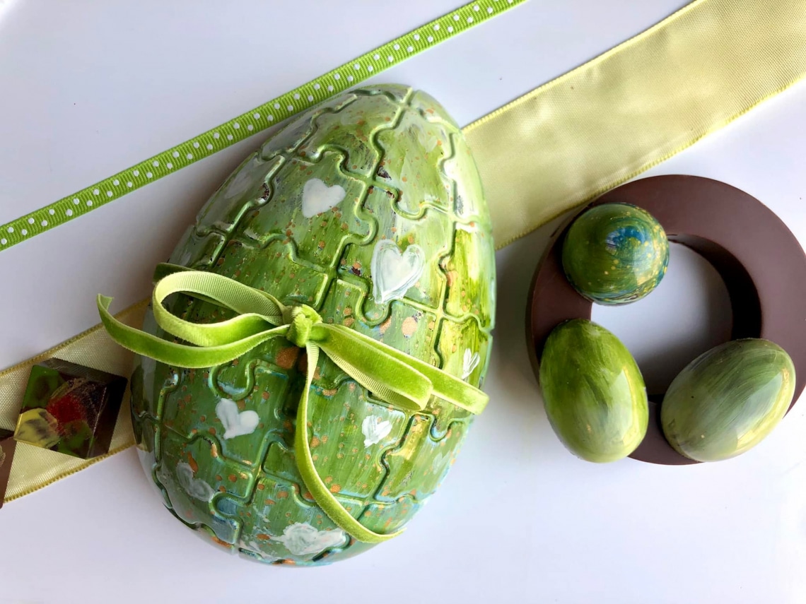 Művészi húsvéti csokitojásokat készít a magyar márka